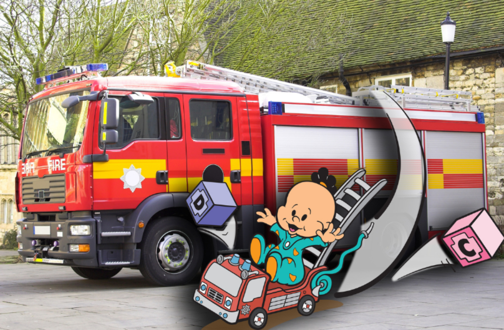 Baby Boo fire engine image